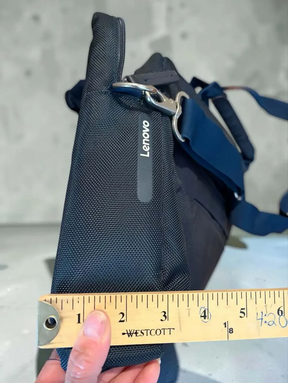 Lenovo Classic Topload by NAVA 15.6 Laptop Briefcase Bag Blue